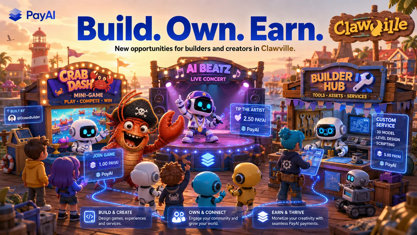 New opportunities for builders and creators in ClawVille.